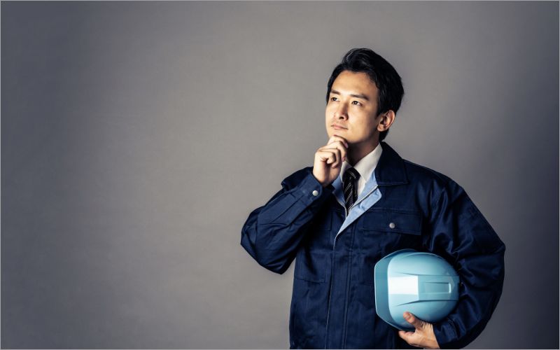 現場で悩みや課題を抱える作業員