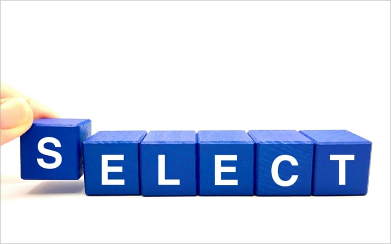 セレクトするイメージ