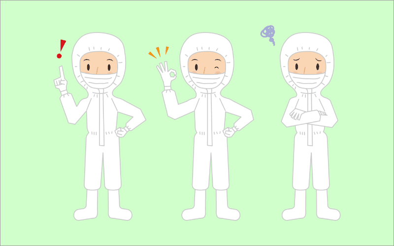 白衣の人のイラスト