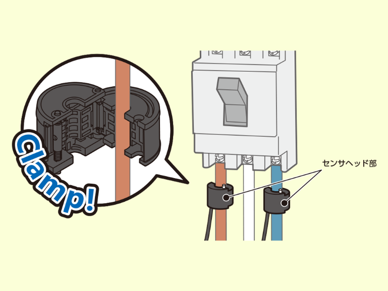 クランプ式設置