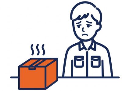 空調機が効かないイラスト