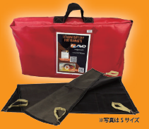 リチウムイオン電池火災用延焼抑制ブランケット『AVDファイアブランケット』