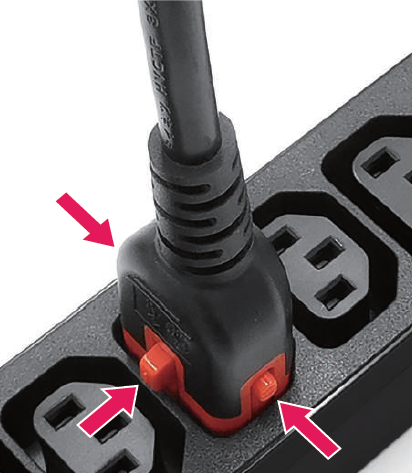 抜け防止ダブルロック電源ケーブル『DOUBLE-LOCK POWER CABLE』