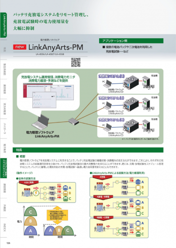 電力管理ソフトウェア『LinkAnyArts-PM』カタログ（株式会社高砂製作所）