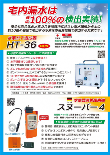 水素ガス造成器『HT-36』カタログ（株式会社グッドマン）