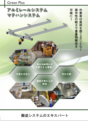 アルミレールシステム/リフトシステムカタログ(株式会社グリーンプラス)