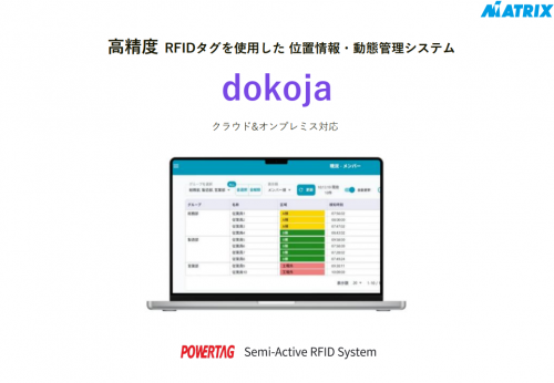 位置情報・動態管理システム『dokoja』カタログ（株式会社マトリックス）