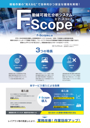 動線可視化分析システム『F-Scope』カタログ（株式会社写真化学）