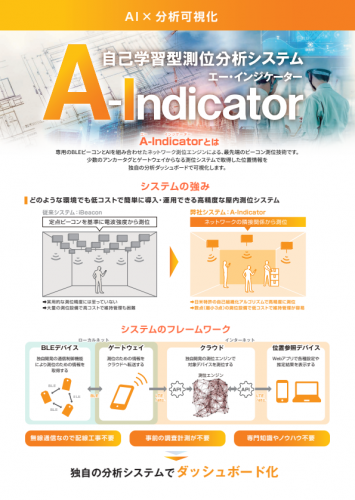 自己学習型測位分析システム『A-Indicator』カタログ（株式会社写真化学）