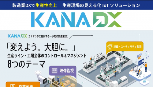 カナデン製造業ソリューション『KANA DX（カナデックス）』カタログ（株式会社カナデン）