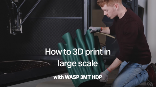 ペレット方式（FGF）3Dプリンター「WASPシリーズ」(株式会社3D Printing Corporation)