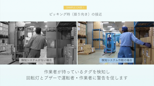 重機・フォークリフト接触事故防止安全装置『ヒヤリハンター』(株式会社マトリックス)