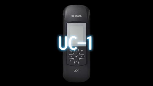 液体用電池駆動式クランプオン形超音波流量計『UC-1』（株式会社オーバル）