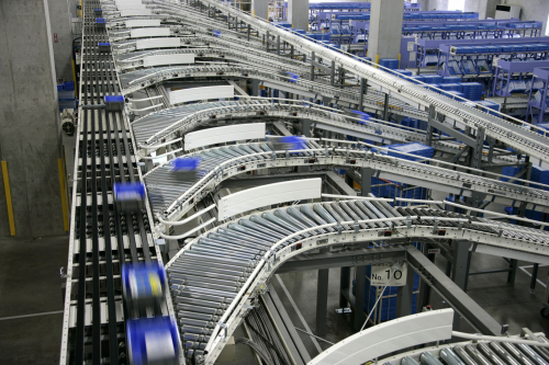 仕分け機器『ラインベルトソーター』