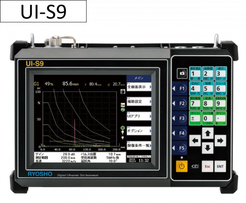 超音波探傷器『UI-S9/UI-R1』