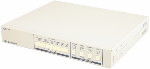 画面分割器・切替器・映像信号分配器などのCCTV周辺機器『TQSシリーズ』