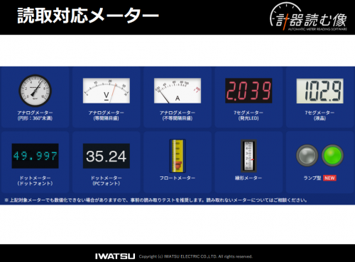 メーター自動読み取りソフト『計器読む像』