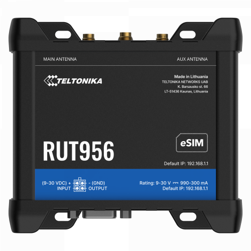産業用デュアルSIMモバイルルーター『RUT956』