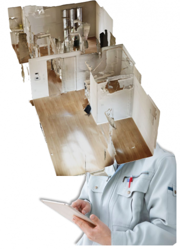 現地調査向け3Dスキャン・配置シミュレーションツール「RITTAI SCAN」