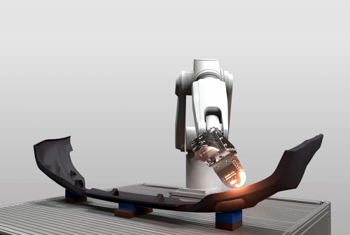 樹脂成形品エッジ処理システム