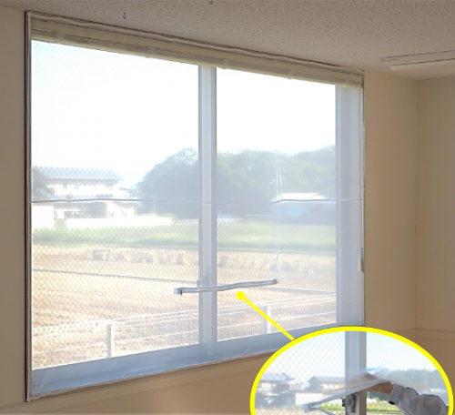 窓用換気フィルター『窓換気ネット』
